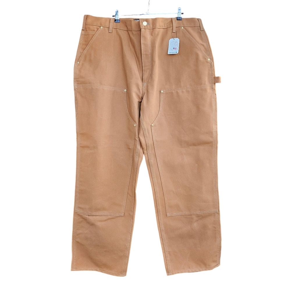 Carhartt Loose Fit Firm Duck Double-Front Utility Work Pant Sz 42X30 B01…